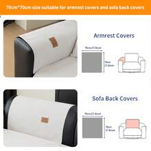 1 szt. Jednokolorowy, wodoodporny pokrowiec na sofę, skórzana etykieta, antypoślizgowy spód, przyjazny dla zwierząt, nie gubiący sierści, odpowiedni do sypialni, salonu, biura, wystroju wnętrz, pasuje do sof jednoosobowych, dwuosobowych, trzyosobowych, czteroosobowych i modułowych