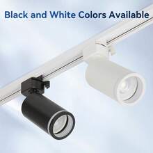 3pcs/4pcs/6pcs GU10 Recessed Ceiling Track Lights, Replaceable Bulb, Spotlight For Room, Living Room, Bedroom, Corridor, Kitchen, Closet, House, Store, Supermarket, Clothing Store, Mall, Studio, Restaurant, Bar, Gym, Dance Studio. Voltage: 85-265V, Black/White Available - GU10 Track Light - View 7
