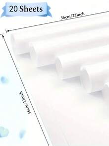 20 张优质双面鲜花包装纸 - 防水耐用的红色和黑色设计 - 非常适合时尚礼品包装、DIY 工艺品、婚礼和任何场合装饰 - 包括薄纸和花店花束用品 - 白色 - 查看 8