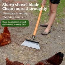 1 PCS Heavy-Duty Stainless Steel Garden Shovel (Without Handle) - Multifunctional, Ergonomically Designed, Easy To Clean Moss, Weeds, And Snow, Durable Hands-Free Outdoor Tool, Suitable For Yard And Farm Maintenance, Gardening Supplies And Equipment - 1PCS - View 5