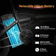 Electric Bike For Adults Teens, Folding Ebike,Commuter City Foldable E Bike With 500W Motor And 48V 10Ah Battery, 19.9MPH Speed Pedals Assist, Dual Disc Brakes,14" Compact Electric Bicycle With Basket