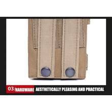 1个户外MOLLE腿部快速拉出收纳袋便携式隐藏式快速拉出收纳袋狩猎配件