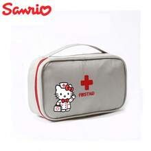Sanrio 1 حقيبة تخزين الأدوية من سانريو، حقيبة طبية، حقيبة تخزين طقم الإسعافات الأولية المحمولة، مناسبة للسفر والطوارئ الخارجية. حقيبة تخزين الأدوية المحمولة، للسفر والطوارئ. حقيبة تخزين الأدوية المحمولة مثالية للسفر.