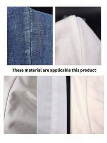 1 Roll Iron-On Hemming Tape Strong Adhesive Washable, Hot Melt Tape, Double Sided Adhesive Lining, Seamless Hemming Tape, Suitable For Altering Clothes, Pants, Jeans, Skirts,Fashion Tape - Multicolor - View 6