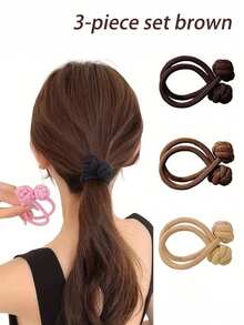 5 pezzi di elastici per capelli ad alta elasticità, essenziali per la coda di cavallo alta: accessori per capelli alla moda da donna, lacci per capelli elastici di colore solido antiscivolo, accessori per capelli di stile minimalista versatili per uso quotidiano, accessori per capelli da ragazza, accessori per capelli, autunno, viaggio, accessori per capelli, accessori da donna, accessori per capelli, regali, regali per donne, accessori per capelli, riempitivi per calze