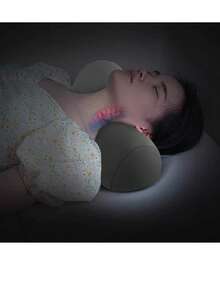 1 件颈枕，睡眠记忆海绵枕，男女颈椎保护枕，背部和颈部牵引枕