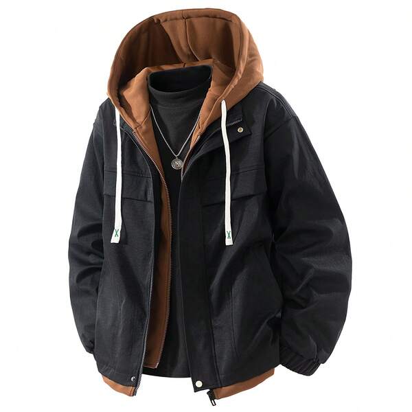 kpblterxy Suede Baseball Jacket For Autumn And Winter (Unisex), Casual And Fashionable Jacket