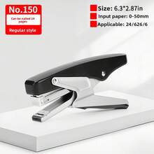 1 pieza/999 piezas Grapadora manual, Grapadora de agarre ergonómico, Grapadora de empaque de entrega ahorradora de trabajo para restaurante, cafetería, tienda de té con leche, tintorería