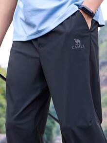 CAMEL CROWN Men's Quick-Drying Sports Pants Summer Cuff Sun Protection Casual Thin Cool Trousers - Phantom Black - View 2