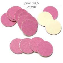 New! Stainless Steel Sanding Paper Disc 3/32" Round Metal Disk Nail Drill Bits Accessories 15mm 25mm 35mm