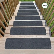 1/4/7/8/15 Pcs Outdoor Stair Treads, Non-Slip Stair Treads For Wooden Steps,Stair Runners For Wood Steps ,Durable Outdoor Stair Mat Non,Stair Treads Non Slip,Indoor And Outdoor Carpet For Stairs, Pet- Outdoor Stair Mat Non-Slip Anti-Scratch -With A Self-Adhesive Backing Stair Treads Reusable Adhesive Backing Prevent Stair Covering Mats From Moving-Stair Treads Easy Installation