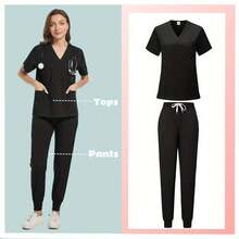 Scrub Sets - Black - View 8