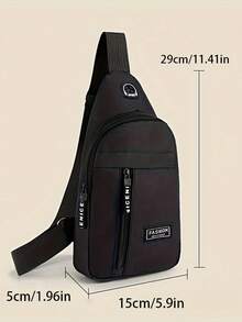 1 حقيبة كتف للرجال، هدية عيد الأب، حقيبة صدر متعددة الوظائف للتنزه، حقيبة ظهر خفيفة الوزن، هدية مضحكة