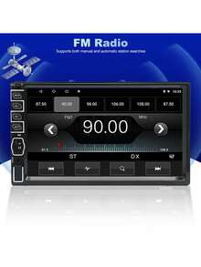 1 件 SEPTON 1 Din 车载收音机 MP5 播放器触摸屏支持汽车镜像链接多媒体播放器支持 SWC/AUX/BT/SD/USB/Mirrorlink/FM/RCA/HD 视频/U 盘适用于 7 英寸通用汽车 - 1 car radio with SWC & camera - 查看 7