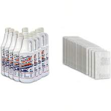 BRING IT ON CLEANER - Quita Gotas, Limpia Vidrio Cromo Azulejo Aluminio Acero Sarro Óxido y más 946ml (1.2 kg) (1) - L - Ver 12