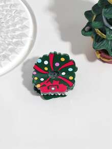 2PCS Christmas Tree & Santa Mini 5 Design Hair Clips | Holiday & Daily Hair Accessories Home Decor Christmas Decorations Room Decor Winter