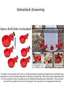 Chicken Drinker | Large Automatic Drinker For Chickens, Turkeys, Ducks, Geese, Rabbits, And Birds | Poultry Drinker, Leak-Proof