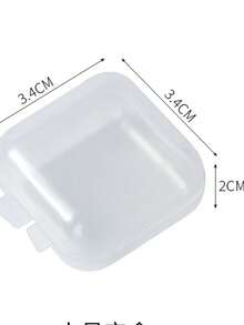 Popular Transparent Storage Box! Mini, Portable & Multi-Functional, Can Store Both Earplugs And Rings, Earrings, Necklaces, Essential For Small Jewelry & Items Storage Autumn University Essentials Travel Essentials Holiday Vacation Travel Bag For Women Jewelry Organizer Jewellery Box For Women