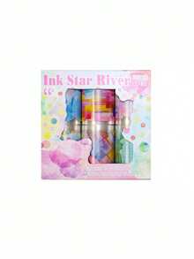 6 Rollen Schönes Blumenmuster PET wasserfestes Klebeband für DIY Scrapbooking, Journaling und Foto-Collagen Dekorative Aufkleber Rollen - Geschenk für Freunde zum Schulstart