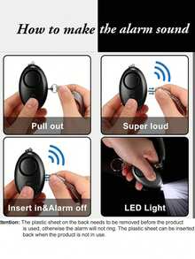 9pcs Women's Self-Defense Keychain Set, Safety Keychain With Personal Alarm, Knife Keychain Accessories, Birthday Gift For Mom, Ladies, Girls, Casual, Halloween, Car Accessories, Bag Decor Halloween Accessories Teachers Day Bag Accessories Lanyards With Id Holder Car Accessories Bag Charms