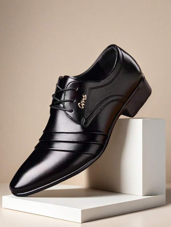 Scarpe Oxford da uomo, scarpe eleganti da cerimonia per matrimoni, affari, feste, banchetti e ufficio