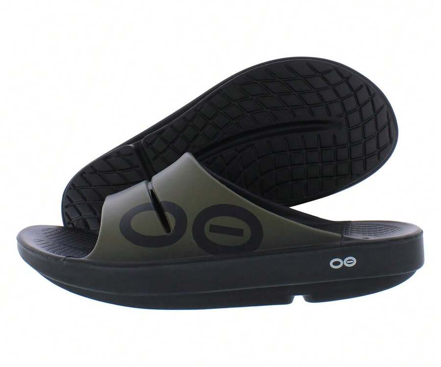 Oofos Ooah Sport Unisex Shoes - Tactical Green - View 1