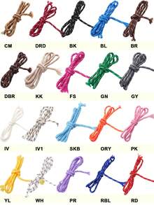 5mm Thick Polyester Braided Cord, 5M Colorful Rope, Macrame Crafts & DIY Projects - Available In Black,Blue,Red,Pink,Green,White,Yellow,Light Blue,Orange,And So On - Ideal For Mobile Phone Lanyards,DIY Projects, Outdoor Camping, Pet Ties & More - Durable & Versatile