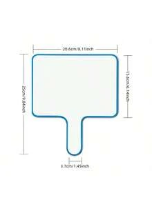 Whiteboard Hand Held Cards Two-Sided Portable Easy Wipe Write Leave A Message Multi Functional Record Whiteboard Non-Magnetic Whiteboard Pen Eraser For Judges Household Meeting Pick Up Sign Etc