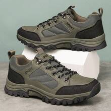 New Unisex Casual Sports Shoes, Non-Slip Walking Shoes, Durable TPR Outsole Hiking Shoes, Suitable For Outdoor Travel, Walking, Running, Work