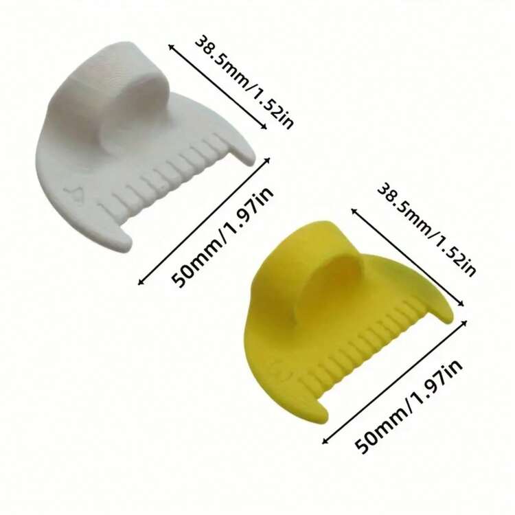 Easy Sewing Tool - Durable Plastic Edge Locking & Knitting Tool For Beginners And Seniors With 4mm And 3mm Spacing, Perfect For DIY Hand Sewing Projects, Sewing Accessories |   Ergonomic Design |   Smooth Surface - Pink - View 2