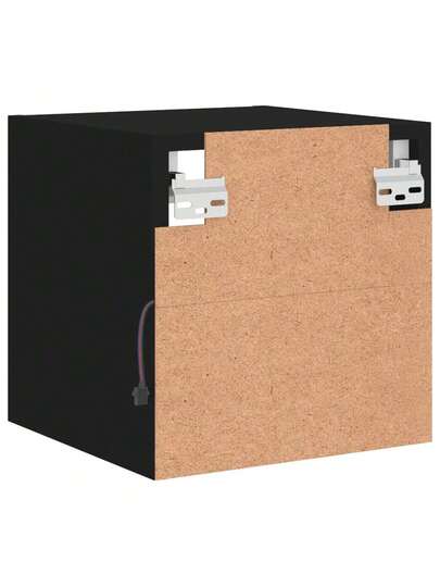 VidaXL TV Wand Units LED Lighting, stuks 30x28.5x30 Cm, Zwart view 11