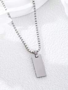 1PC Boys Name Necklace - Personalized Jewelry For Boys - Custom Engraved Necklace Gift For Boys And Girls - Birthday Gift - Dude Necklace, Letter, (Chain Length:60cm/23.62inch), Back To School Fashion, Graduation Gift 2026, Everyday Wear - Multicolor - View 12
