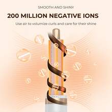 ATOPSKINS Nova escova de ar quente e secador de cabelo dobrável de alta velocidade 6 em 1, outono de 2025, 200 milhões de íons negativos, capa antipoeira reversível e autolimpante, cilindro de ondulação bidirecional, motor sem escova para uso duradouro, design multifuncional perfeito para presentear e viajar