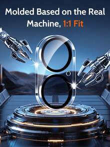 3Pcs Camera Tempered Glass Compatible With Iphone 17 16 Pro Max 13 14 15 PM 9H Clear Lens Protector Compatible With Iphone17 Air 17PM Protective Film Applicable To Daily Shield, Office, Home Phone Camera Cover Waterproof Shockproof Anti-Fall Scratch Resistant - Clear - View 6