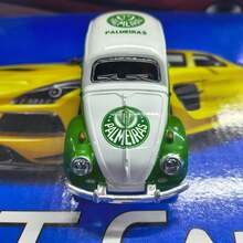 Carrinho Fusca Ferro Fricção Metal Miniatura Brinquedo equipe