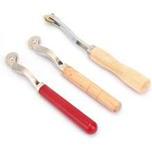 EstiloKIMISS Rueda de costura para DIY, 3 piezas marcador de puntadas, herramienta cortadora para cuero, tela y papel, overstitcher y rouletteVersión mejorada