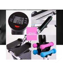 Escaladora Elliptical Trainer Multifunciona Eliptic Gym - Negro - Ver 3