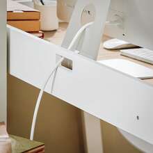 SoBuy FWT41-WN, Home Office Table Desk, Computer Desk Workstation Writing Desk With Large Desk Top