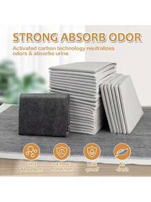 100pcs Extra Large Dog Pee Pads, Super Absorbent Waterproof Training Pads, Puppy Diaper Liners, Cat & Dog Disposable Pads - Multicolor - View 8