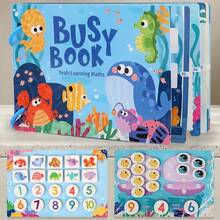 Farm Story Board Set, Artistic Expression Kit With Alphabet & Animal For Early Education, Busy Book For Preschool Kids Learning Busy Book Montessori Sensory Educational Toys Alphabet Animal Early Education Busy Book, Busy Book, Montessori Toys, Busy Board - Multicolor - View 6