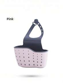 2件套水槽悬挂式沥水篮套装，包含9块海绵和硅胶收纳盒，可调节绑带沥水架，海绵架，水龙头悬挂篮，厨房收纳袋，适合在厨房存放海绵和抹布（均码+1块海绵/1个沥水篮+9块海绵/1个均码/1个蓝色/1个粉色/1个绿色/1块海绵/2个（1个绿色+1个均码））