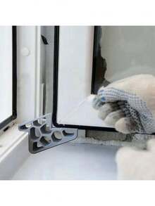 1pc Window Stopper, Anti-Collision Door Clip, Window Bumper, Track Latch System, Window Fixing Kit, Made Of Durable Plastic, Window And Balcony Separator, Indoor Ventilation And Privacy Protection, Easy Installation, Suitable For Patio Doors And Windows, The Best Window Bumper Gift - Multicolor - View 7