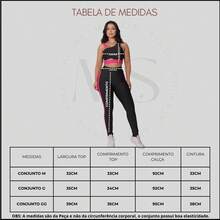 Summer Gym Set Leggings And High-Rise Top Premium - 藍色 - 查看 3