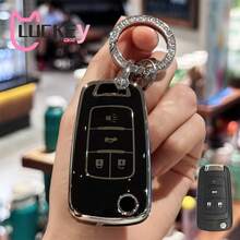 Ốp móc chìa khóa TPU cho xe Chevy Chevrolet 2010-2019 Impala Camaro Cruze Equinox Malibu 4 nút, phụ kiện Halloween, quà tặng Ngày Nhà giáo, Giáng sinh, phụ kiện túi xách, dây đeo có ngăn đựng thẻ ID, phụ kiện xe hơi, phụ kiện trang trí túi xách, quà tặng cho mẹ, cha, tốt nghiệp và giáo viên. - Nhiều màu - Xem 7
