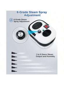 Akane 1500W High Power Steam Cleaner, Portable Handheld Steam Cleaner With Adjustable Temperature & Pressure, Quick Heating, 6 Brush Heads - Large Water Tank, Suitable For Kitchen, Bathroom, Furniture And Car - EU C Type Plug(220-240V) - View 7