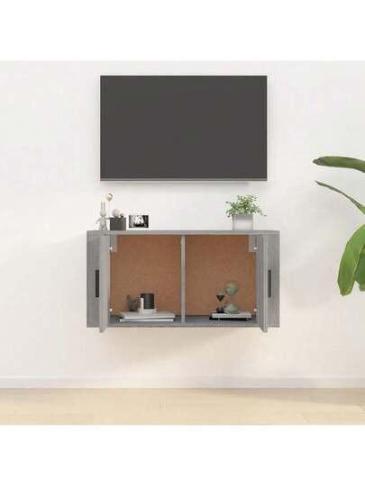 VidaXL TV Wand Unit 80x34.5x40 Cm Grijs Sonoma Oak view 3