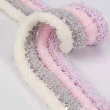Fluffy Shoelaces, Cute Ins Style Sneakers Round Fluffy Shoelaces, Casual Canvas Shoes Accessories