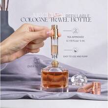 Travel Refillable Fragrance Perfume Atomizer 0.17fl. Oz5ml. Cologne Pocket Portable Sprayer Bottle Perfume. Scent Pump Dispenser Men And Women - Vàng hồng - Xem 2