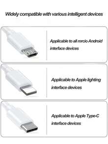 Data Cable Repair Heat Shrink Tubing, Protective Sleeve For , Apple, Android Fast Charging Phone Cables, Cable Repair Tool Nan Charger Protector Charger Case Phone Accessories - Multicolor - View 5