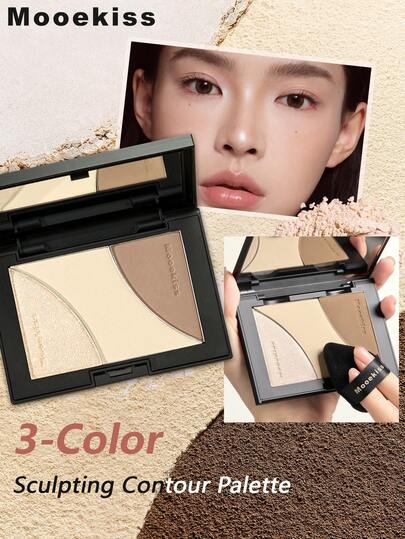 Mooekiss Three-Color Sculpting Contour Palette No.01 9g